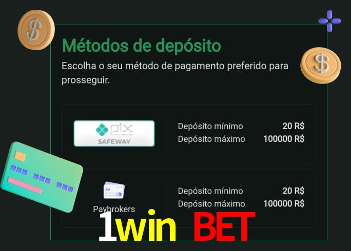 O cassino 1win bet oferece uma grande variedade de métodos de pagamento